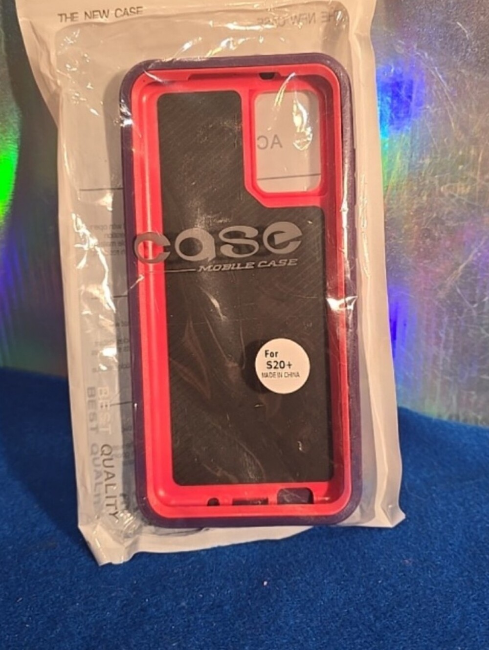 060726 New iPhone 11 Pro (5.8) Heavy Duty Phone Case New In Plastic black on ras